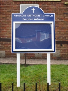 Midi Superior External Church Notice Board - Signs for Churches